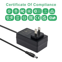 Adaptateur d'alimentation de commutation entretek, pour classe 2, 5V 6V 9V 12V 15V 24V, 5a 1a 2a 3a 4a