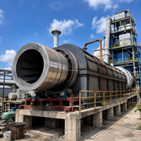 Four rotatif à haute température pour la calcination, à économie d'énergie, diamètre 1,2-5,5 m, pour le traitement du calcaire, du ciment, de la dolomite et des déchets miniers