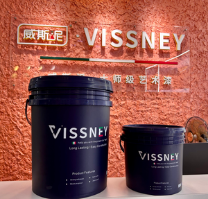 Peinture de sol acrylique Vissney effet marbre liquide autolissante avec sable coloré, application au pinceau, pour revêtements de sol commerciaux - Product Image 5