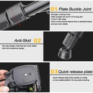 High Quality Max Load 5KG <strong>Heavy</strong> <strong>Duty</strong> Adjustable Tall Video Camera Stand DSLR <strong>Tripod</strong> for Phone / Projector - Product Image 5