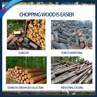 Mesin Pemroses Kayu Bakar Listrik 8 Ton, Desain Horizontal Stabil, Motor Berperingkat IP54