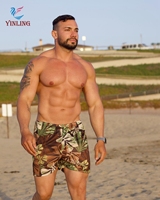 Short de bain pour homme avec logo personnalisé Maillot de bain bronzage avec logo Maillot de bain pour homme Short de plage pour homme
