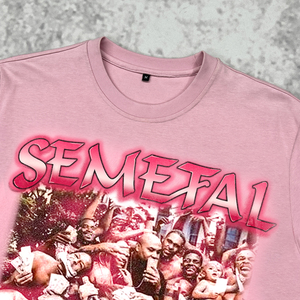 OEM Designer Coton T-shirts D'été Personnalisé Goutte D'épaule Boxy t-shirt Personnalisé Surdimensionné Imprimé Hommes T-shirts - Product Image 2