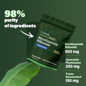 Cápsulas Lipossomais de NAD+ OEM Nicotinamida Ribosídeo Resveratrol 900mg Orgânico Certificado para Suporte Diário de Energia Celular e Beleza - Product Image 2
