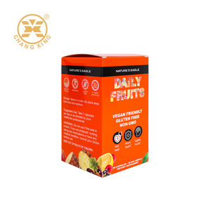 <span class=keywords><strong>Capsules</strong></span> vitaminiques personnalisées boîte de médecine de papier de carton pharmaceutique bouteille en carton emballage de flacon en papier de pharmacie boîte à pilules médicales - Product Image 1