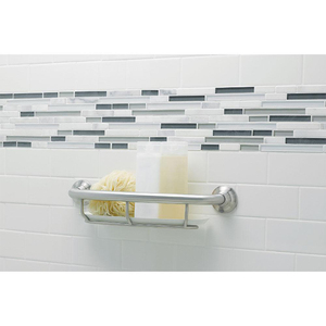 Norye 304 Acero inoxidable 2 en 1 Barra <span class=keywords><strong>de</strong></span> agarre Estante <span class=keywords><strong>Baños</strong></span> Moderno Montado en la esquina-<span class=keywords><strong>Moda</strong></span> original Fábrica <span class=keywords><strong>de</strong></span> China Servicios OEM - Product Image 2
