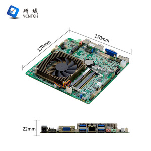 PC Industrial Todo en Uno Y75 con Placa Base de 7.ª Generación Core i7-7567U, Mini ITX, Computadora Ultradelgada Integrada - Product Image 1