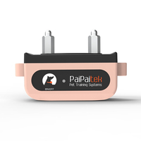 IPX7 Wasserdichtes wiederauf lad bares Hunde-Vibrations-Schock halsband Elektrisches Halsband für kleine Hunde