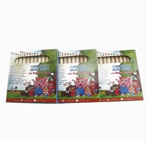 กล่องดินสอพิมพ์โลโก้ตามสั่ง ชุดกล่องดินสอ 12 สี กล่องดินสอสำหรับโปรโมชั่น - Product Image 2