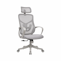 Kursi Kantor Ergonomis Berbahan Jaring dengan Sandaran Kepala yang Dapat Disesuaikan dan Desain Modern - Harga Terjangkau untuk Penggunaan di Rumah, Kantor, dan Luar Ruangan, Sandaran Tinggi
