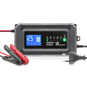 Reparación de pulso 12V 10A 24V 5A cargador de batería de plomo ácido para camión coche AGM ciclo profundo VRLA 4AH-100AH Battri cargador pantalla LCD - Product Image 1