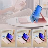 Klavye Samsung kılıfı Galaxy Tab S10 Lite/S10 FE/S9 FE/S9/S8/S7 10.9 inç ve 11 inç dahili kalemlik ve fare seti