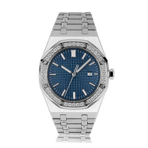 Meilleures ventes Montre à quartz tendance de luxe en acier inoxydable Montre-bracelet à bracelet en métal pour hommes - Product Image 1