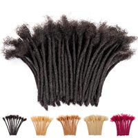 Dreadlocks Rasta pas chers pour homme, extensions de cheveux humains afro crépus, dreadlocks naturelles pour femme