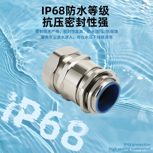 Conector de Manguera Flexible de Metal, Acero Inoxidable Roscado, Sellado Impermeable, Conector PG para Agua, Aire y Agua Salada - Product Image 4