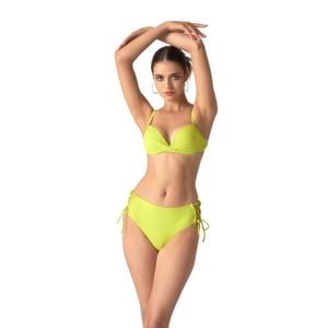 HDJ One Piece Swimsuit Plus Size <b>Tummy</b> <b>Control</b> Bandeau Swimwear Green SQ66003 - Product Image 1