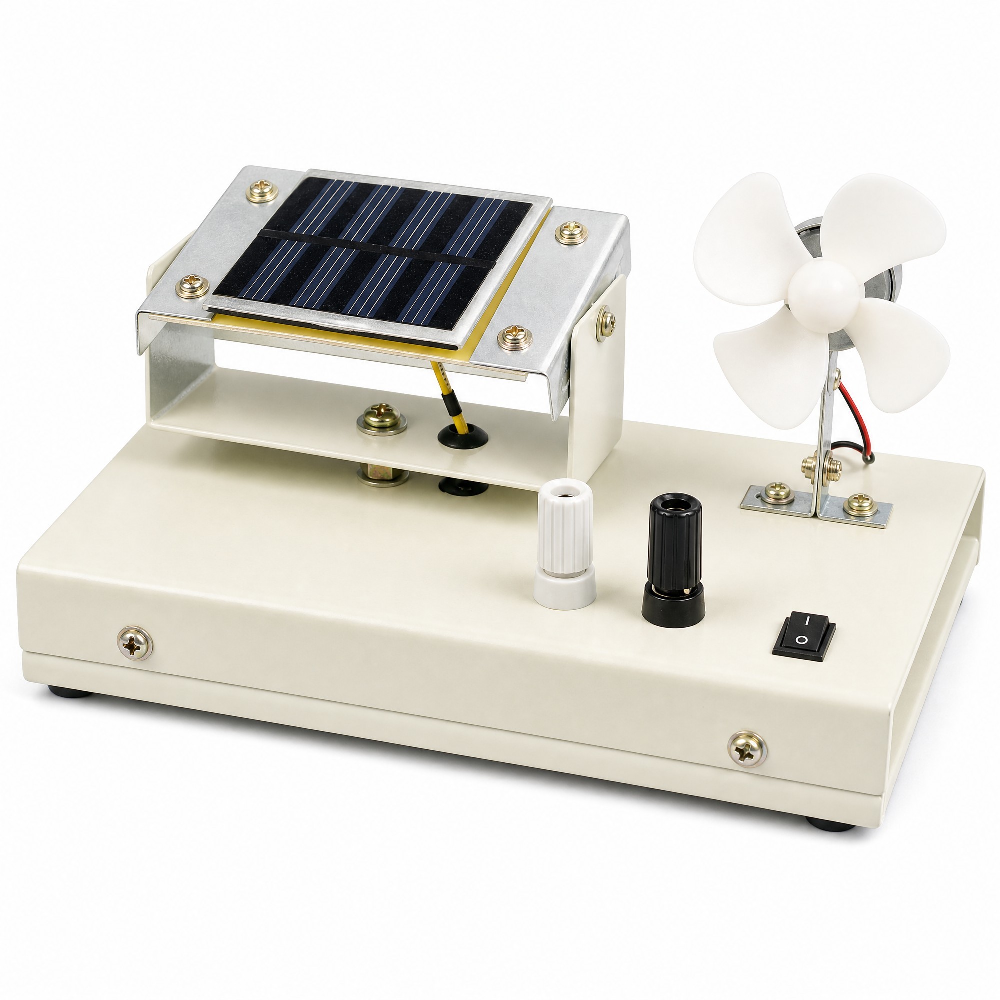 Solar Energy Demonstrator Solar Cell Kit Photovoltaic Panel Mini Motor Fan Output Terminals External Load Renewable Energy Lab