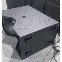 Système audio professionnel avec deux caissons de basses de 21 pouces, son professionnel pour événements intérieurs et extérieurs, basses de scène, vente en gros OEM.