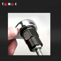 TOMAC 42CRMO Ensemble de 51 extracteurs de vis hexagonales et d'écrous en acier allié pour le retrait des fixations endommagées