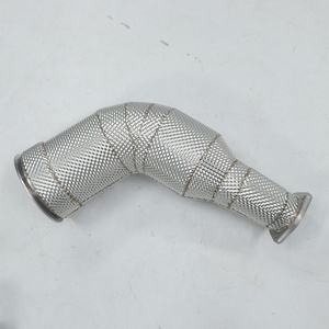 ท่อดาวน์ไปป์สำหรับ Audi RS6/RS7 C8 4.0T  พร้อมแผ่นกันความร้อนประสิทธิภาพสูง ท่อดาวน์ไปป์แบบ 300 เซลล์ - Product Image 2