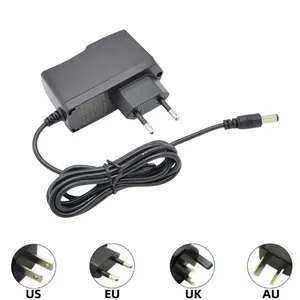 Adaptador de alimentação AC DC 5V 6V 9V 12V 12.6V 15V 16V 24V 1A 2A 2.5A 3A 4A 5A Adaptador de alimentação europeu e americano