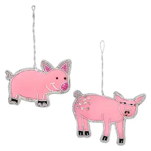 Schweine form Weihnachts baums chmuck Geschenk artikel Hängende Verzierung