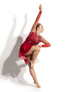 Costumes de danse <span class=keywords><strong>orientale</strong></span> lyrique pour femmes, tenue de spectacle de ballet élégante pour la danse latine, ensembles de robes pour adultes, couleur personnalisée, mystique - Product Image 2