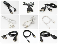 Câble de charge USB 2.0 A mâle vers micro USB Interface Android 5 broches mâle Câble micro USB 90 degrés