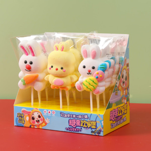 45g de bonbons gommeux aromatisés aux <span class=keywords><strong>fruits</strong></span> emballés individuellement en forme de guimauve <span class=keywords><strong>sucette</strong></span> - Product Image 3