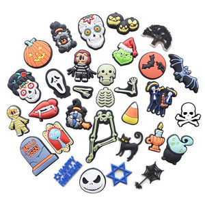 Charme de chaussure pour la fête des Saints, squelette effrayant et terrifiant, charme de chaussure pour la fête des Saints, charme de chaussure amusant pour Halloween, charme de chaussure choc - Product Image 4