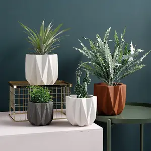 Nordic Cement Flowerpot Ceramic Scrub Fashion Simple Art Personality Indoor Bonsai Rose Saleable Flowerpots