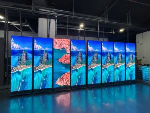 Shenzhen Factory Portable LED <b>Poster</b> Screen P1.5 P1.8 P2 P2.5, Digital Video LED Display with Bracket for Commercial Advertising - Product Image 2