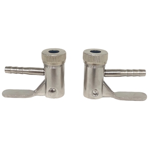 Adaptateur de buse à air 1/4'' à clipser, chromé, pour pompe à air, valve, pince de fixation, connecteur rapide, outils de réparation de pneus - Product Image 1