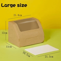 Keks- und Gebäckverpackungen: Selbstaufrichtende, anpassbare Einweg-Verpackungsboxen aus lebensmittelechtem Material für Gebäck, Macarons und Schokoladengeschenke