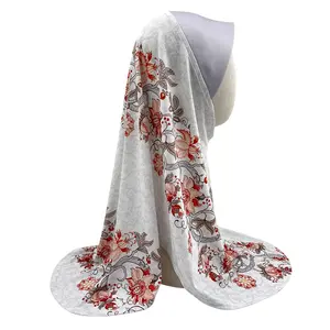 High Quality New Custom Instant Sarima Hijab Set For Muslim Women Wear Scarf Good Stitching Hijabs Shawls