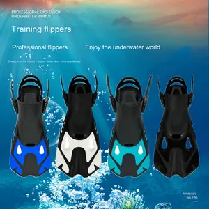 Yetişkinler ve çocuklar için hafif silikon kısa yüzgeçleri dalış ve yüzme eğitim dişli ücretsiz kauçuk <span class=keywords><strong>Flippers</strong></span> - Product Image 2