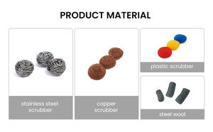 Foamstar 20g Paquete de 3 fregadores de acero inoxidable Bola de alambre para fregaderos de cocina para lavar platos Limpieza - Product Image 6