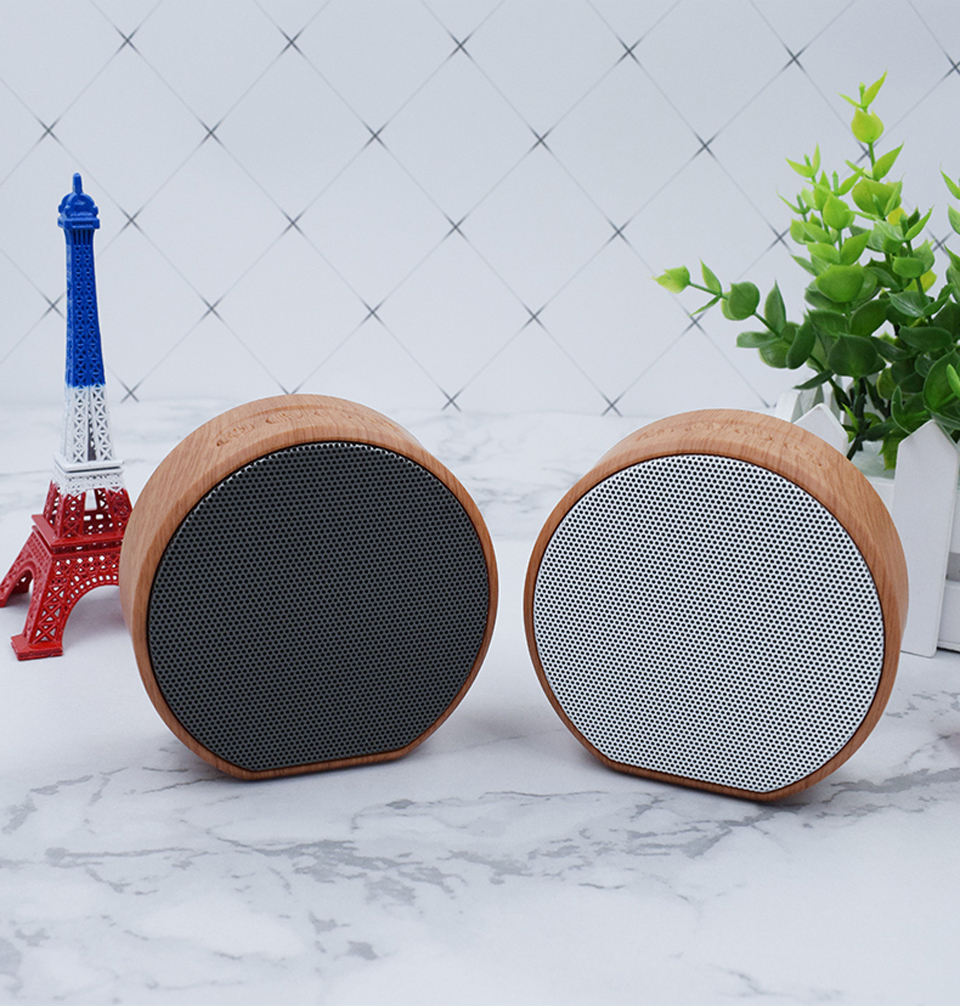 Rétro Bois A60 Bluetooth Haut-Parleur Sans Fil Extérieur Portable Mini Ordinateur Bluetooth Boîte de Son Soutien AUX TF Carte pour Téléphone