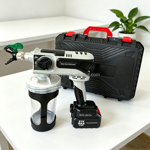 Pistola de Pintura Inalámbrica Portátil, Pistola de Pulverización HVLP de 18 V y 450 W para Pintar Casas - Product Image 2