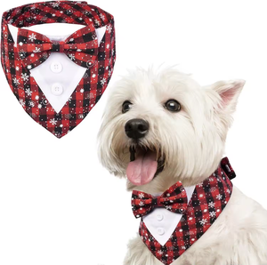 Bandane per Cani Personalizzate all'Ingrosso, Sciarpa Triangolare di Lusso Regolabile per Estate, Inverno, Primavera, Natale e Festività - Product Image 6