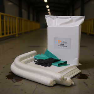 Take Kit Oil Spill Response Kit Portable Emergency Cleanup <b>Tools</b> - Product Image 3