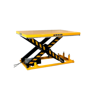 Plataforma de elevación hidráulica eléctrica Máquina de elevación tipo tijera fija, Máquina de elevación de carga tipo tijeras grandes de servicio pesado - Product Image 4