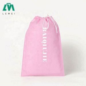 Bolsa Ecológica Reutilizable de PP No Tejido con Cordón, Impresión de Logotipo Personalizado, Corte Ultrasónico, Diseño de Letras con Asa Larga Promocional - Product Image 4