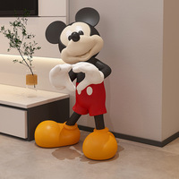Bixin Love Mickey résine écologique fait à la main meuble TV noël salon grande décoration de sol haut de gamme cadeau de pendaison de crémaillère