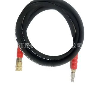 Manguera de acero y caucho de 3/8 pulgadas, 50 pies/100 pies, 4000 psi, de alta resistencia, para limpieza a alta presión y desengrasado. - Product Image 2
