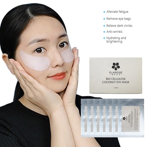 Masques pour <span class=keywords><strong>les</strong></span> <span class=keywords><strong>yeux</strong></span> en hydrogel de biocellulose Soins de la peau coréens Vegan Algues marines Anti-rides Hydratation intense 7 paires Logo personnalisé Tous types de peau - Product Image 2