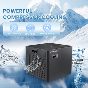 Portable <b>Ice</b> <b>Bath</b> <b>Water</b> <b>Chiller</b> 0.3HP Smart Operation <b>Ice</b> Plunge <b>Water</b> <b>Chiller</b> with Filter Chilling Equipment Exercise Recovery - Product Image 2
