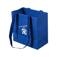 Bolsa de Compras de Papel Kraft Reciclado Clásica al por Mayor con Logotipo Impreso Personalizado para Promoción y Uso en Supermercados