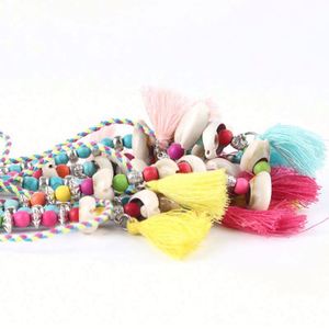 Womens Fedora <b>Hat</b> Band Accessories China Wholesalers Colorful Beads <b>Hat</b> Bands - Product Image 4