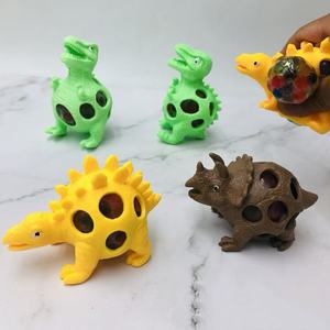 Jouet anti-stress Dinosaure en forme <span class=keywords><strong>de</strong></span> boule <span class=keywords><strong>de</strong></span> raisin, Dinosaure en peluche à presser, à remontée lente, Kawaii, Cadeau pour enfants - Product Image 1